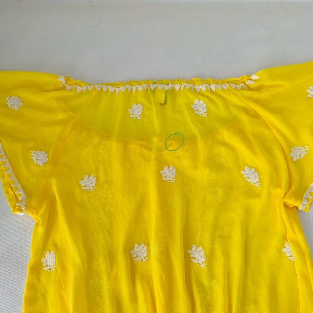 Torrid Yellow Floral Blouse - Picture 8 of 12